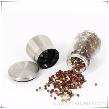 Glass Salt and Pepper Mill Spice Pepper Grinder